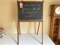 Wooden Collapsable Easel - Chalk Board