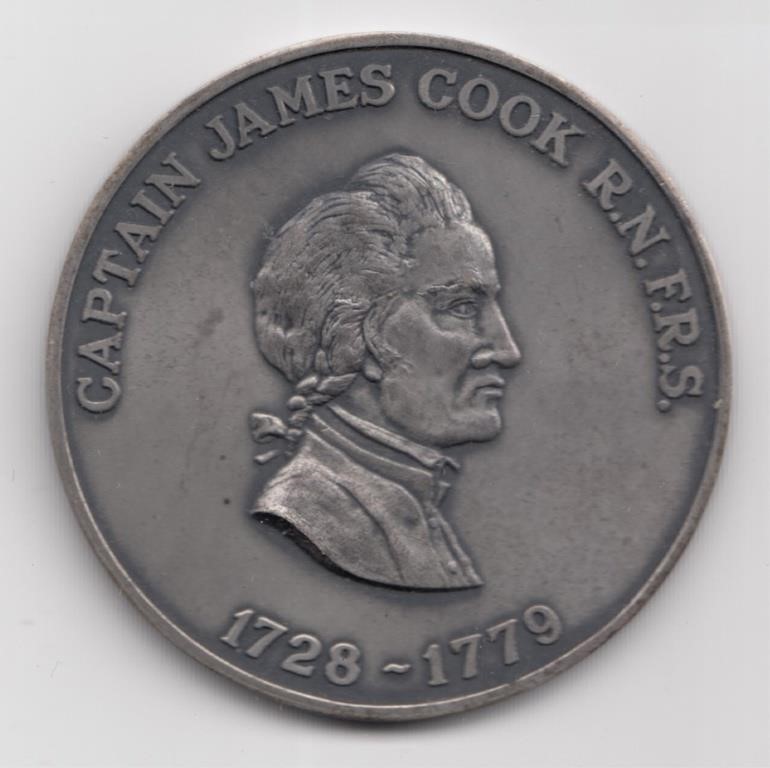 Captain Cook Nootka BC Silver Medal