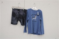 NWT Life Is Good Xmas Shirt w/ Biker Shorts