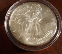 1996 US American Eagle Liberty Silver Dollar