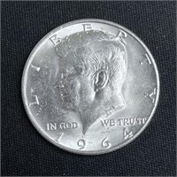 1964 Kennedy Silver Half Dollar