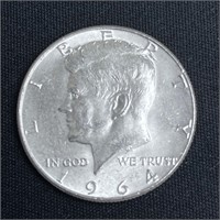 1964 Kennedy Silver Half Dollar