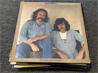 Record Albums : Crosby-Nash, Jerry Jeff, David