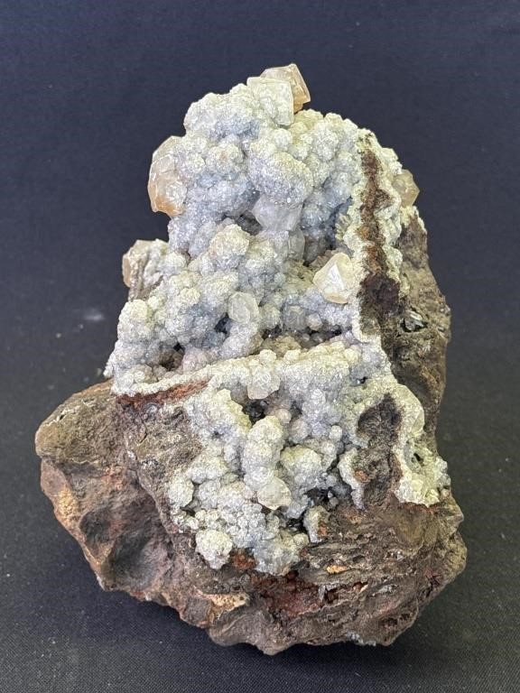 Aragonite geode specimen