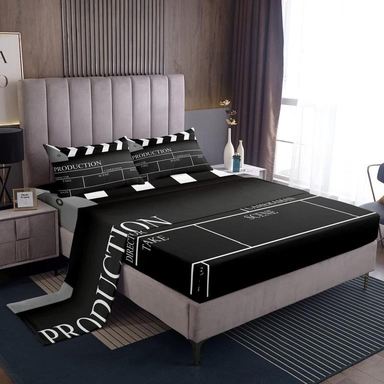 Filmstrip Ticket Bed Sheet