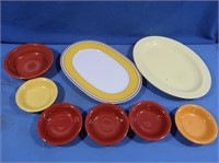 Plates & Bowls-Homer Lauglin China Co, Fiesta