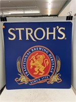 Strohs Metal Sign