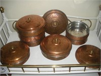 Stainless Steel, Copper Clad Covered Casseroles