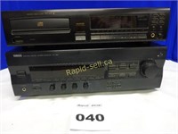 Yamaha Stereo Receiver and CD Player