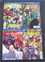 (4) 2010 - 2011 Marvel Heroic Age: Avengers Comic