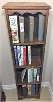 Narrow Wood Book Case