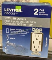 Leviton 18W USB Outlets