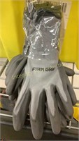 5pr Firm Grip Gloves Large