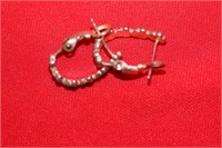 A Pair of Sterling Earrings