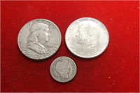 Lot of 3 90% Silver Coins