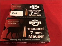 40 - PPU Thunder 7mm Mauser 158gr. Ammo