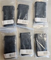 W - LOT OF 6 AMMUNITION MAGS (F38)