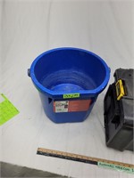 heated bucket and dewalt tool container