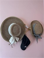 Hats and hat rack