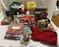 Christmas Decorations, Santa Blow Mold & More
