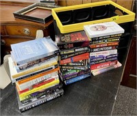 Books with Black & Yellow Tote Lot