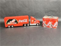 1998 Coca Cola Holiday Caravan Truck, Tin Box