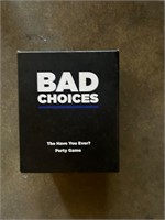 Bad Choices Card Game
