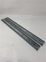 New 21 1/2 inch drawer slides set. Extends to 43