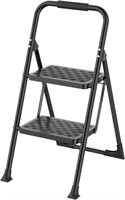 HBTower 2 Step Ladder wide anti slip pedal, 31.8 ×