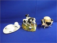 (3) Kitchen Cow Collectibles