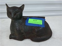 Cast iron cat boot scraper 7x9