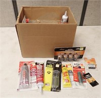 NEW SILICONE, EPOXY, MISC BATTERIES ETC (ALL ARE