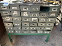 36 Drawer Parts Cabinet & Good Contents
