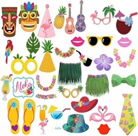 NEW! Hawaiian Photo Booth Props, Luau Photo Booth