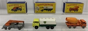 Matchbox #25, #26 and #30 with boxes