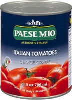 Sealed- PAESE MIO Tinned Tomatoes, 28 Ounce