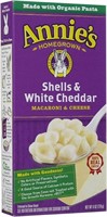 Sealed- Annie's Homegrown Shells and White Cheddar