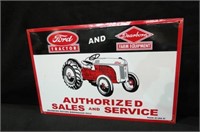PORCELAIN FORD TRACTOR ADV SIGN