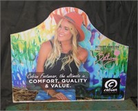 Cobian foot wear sign featuring Bethany Hamilton