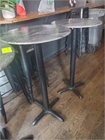 23" ROUND HIGH TOP TABLES - 42" HIGH