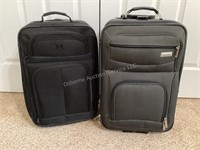 2 Pieces Black Luggage