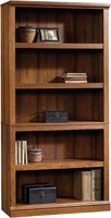 Sauder 5-Shelf Bookcase, Washington Cherry finish