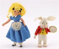 BAPS Alice in Wonderland & White Rabbit Dolls