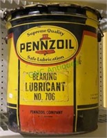 Vintage Pennzoil 5 gallon bearing lubricant