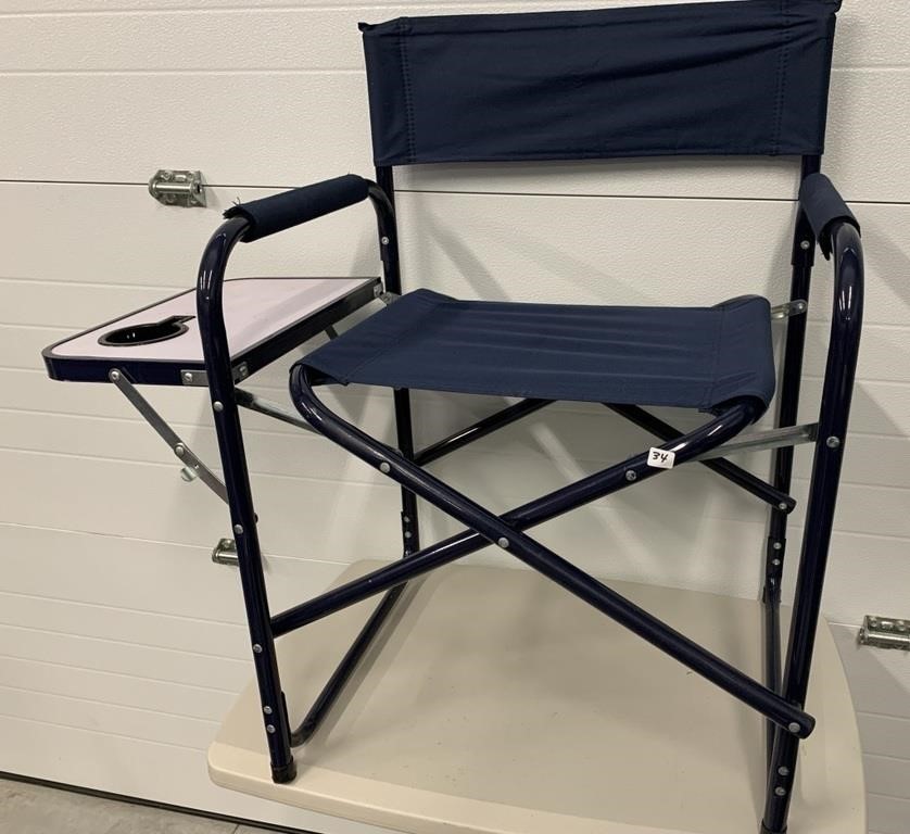 Fold Up Chair with Side Tray (NO SHIPPING)