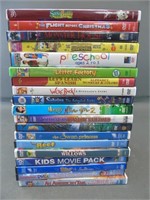 19 Children's Movies DVD's