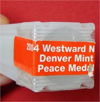 Sealed Roll of 2004 D Westward Nickel Peace Medal