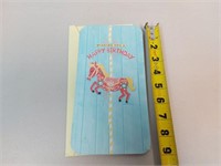 Happy Birthday Carousel Horse - 1 Card/Envelope