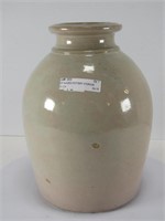 8.5" GLAZED POTTERY STORAGE JAR