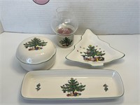 Porcelain Vintage NIKKO Christmas Set